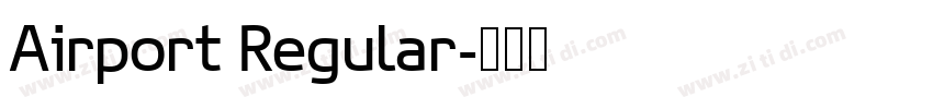 Airport Regular字体转换